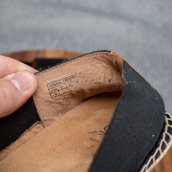 Vionic Valeri Women’s Espadrilles Black Slip On Comfort Loafers Size 10 - Picture 5 of 6